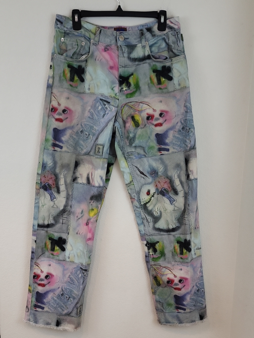 Marc Jacobs Heaven Multicolor Punk Playground Star Jeans Size 31 - Picture 2 of 14